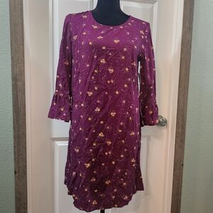 Floral Purple Dress